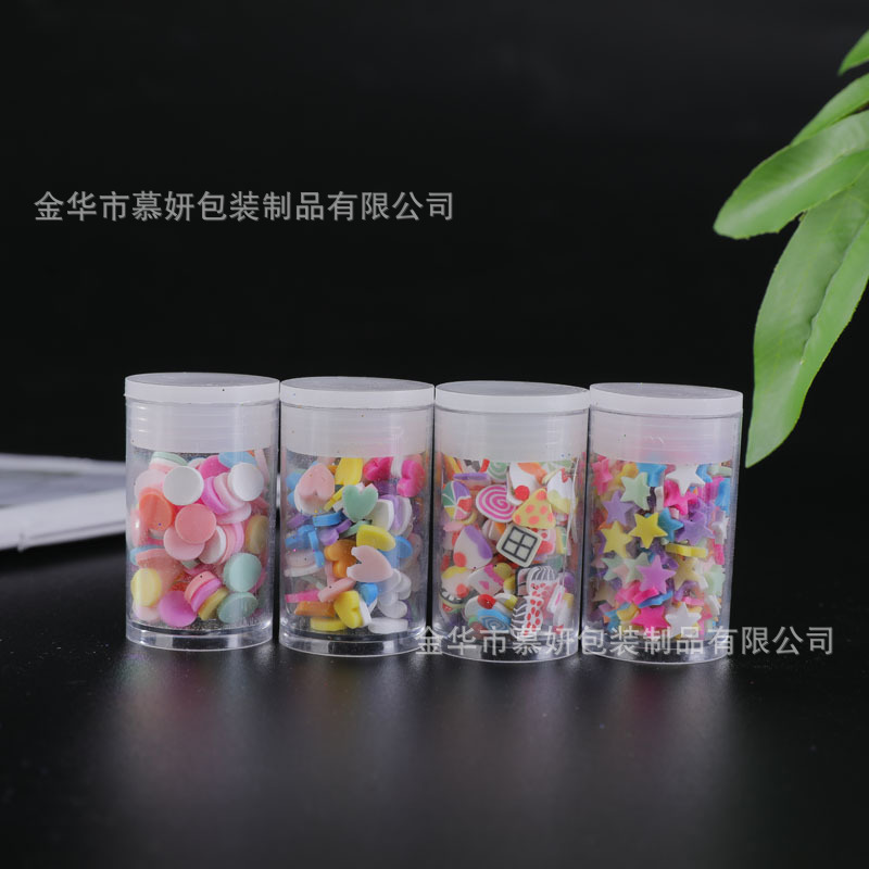 Manufacturer Supplies Bottled Polymer Clay Slices, Fruit Polymer Clay Heart and Star DIY Accessory Parts, Small Ornaments and Components