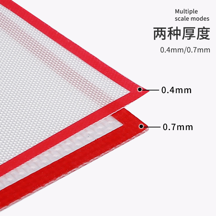 Amazon spot kitchen home rolling pad silicone chopping board kneading pad scale multi-size and pad wholesale