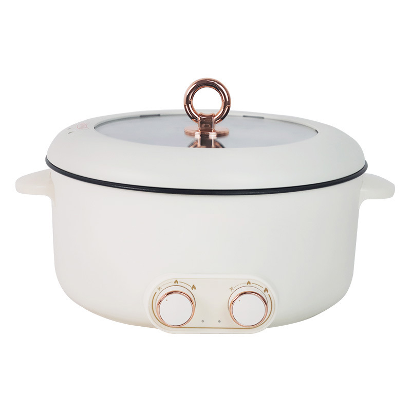 Yuanyang Pot Household Large-Capacity Multi-Function All-In-One Electric Hot Pot Dual-Control Electric Cooking Pot Manufacturer Wholesale Event Gifts