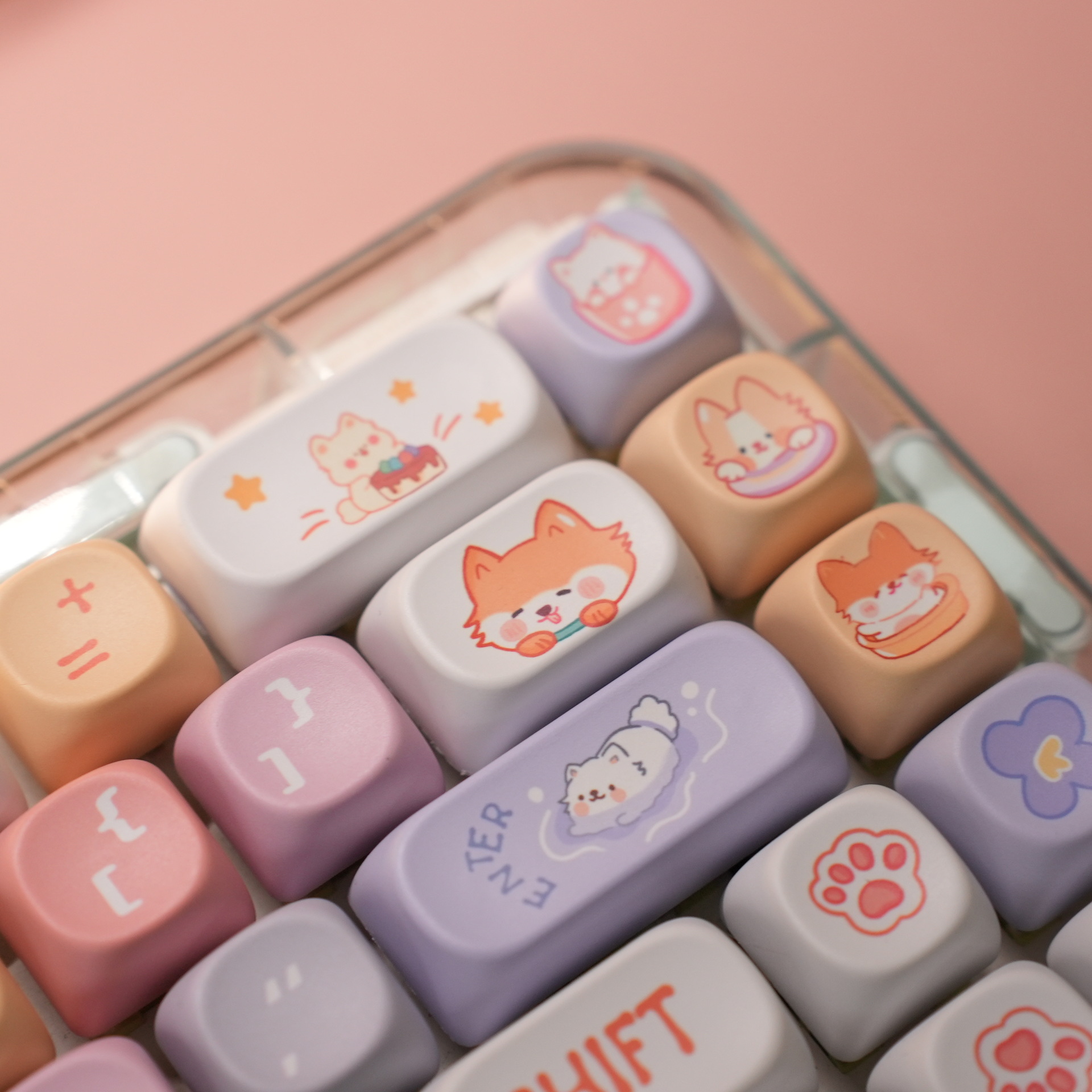 Xda Oem Moa Mda Original Highly Sublimated Keycap Colorful Pattern Custom Mechanical Keyboard Cap Keycap