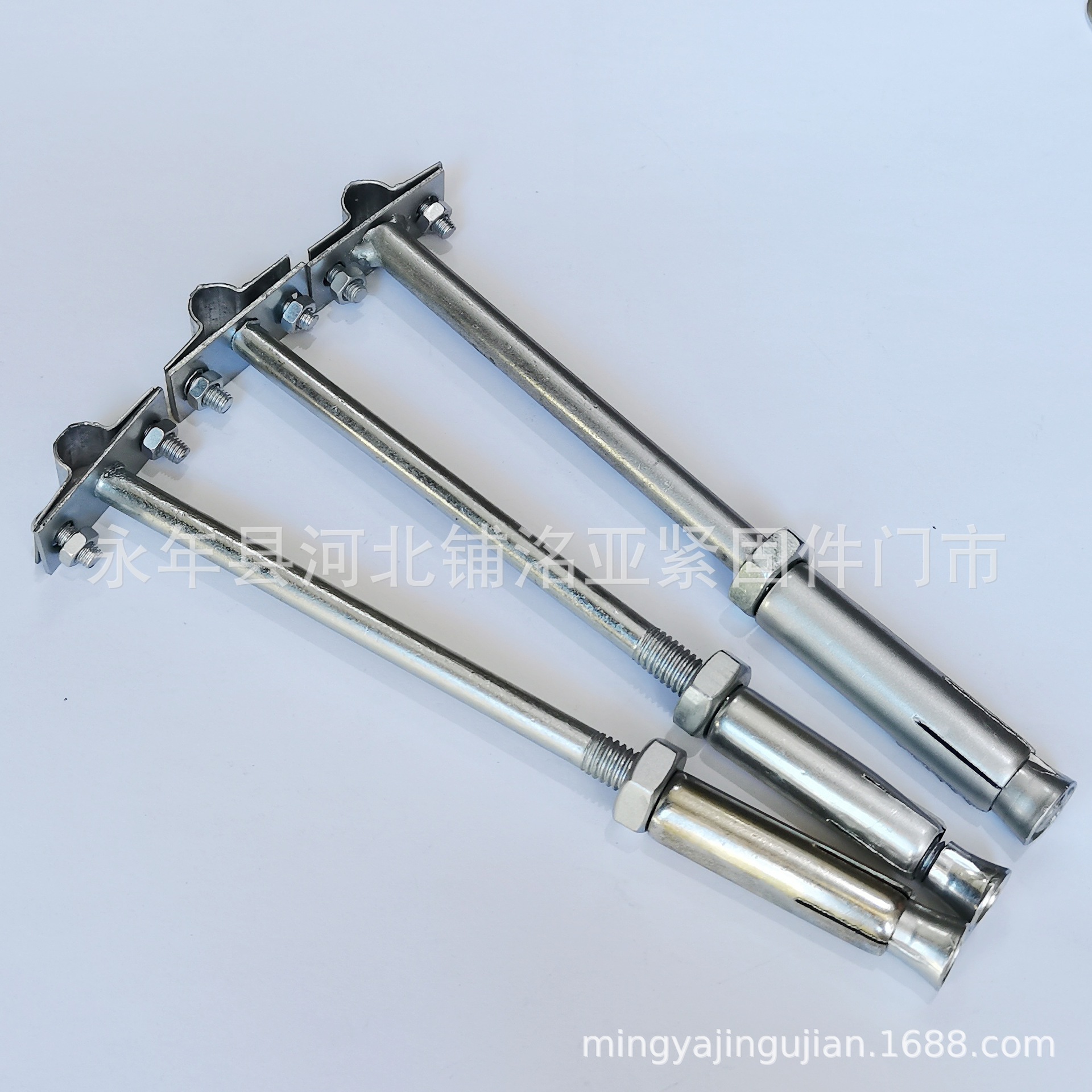 Mingya galvanized lightning protection belt bracket lightning rod lightning protection card with expanded T-type lightning protection bracket lightning protection bracket