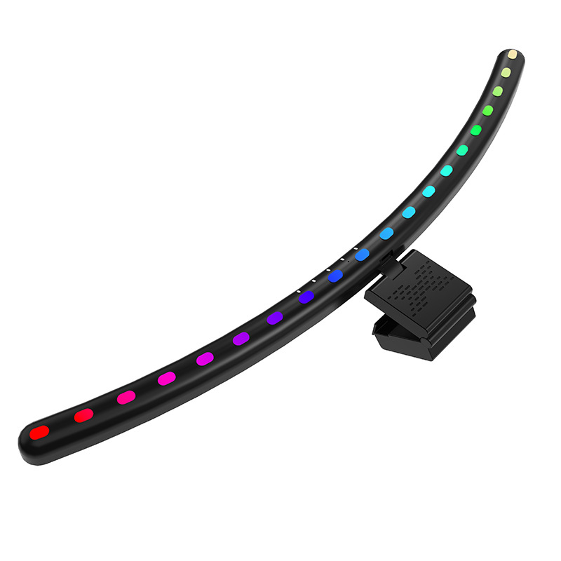 Cross-Border Extended Curved Screen Hanging Lamp Eye Protection Colorful Led Pickup Rhythm Atmosphere Lamp Monitor Fill Light