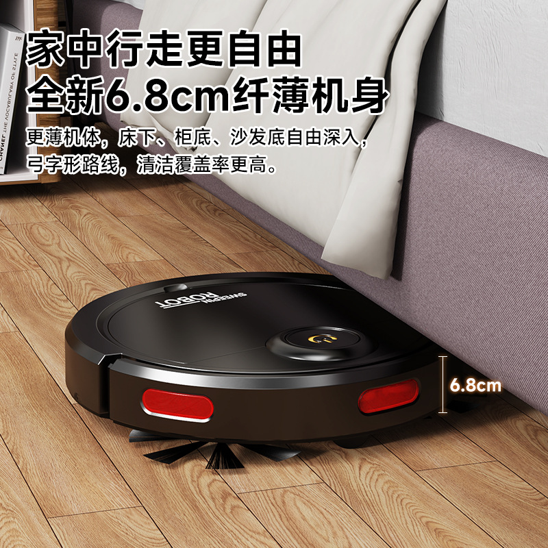 Cross-Border Sweeping Robot USB Charging Intelligent Three-In-One Sweeping, Suction and Mopping Cleaning Machine Gift Wholesale Vacuum Cleaner