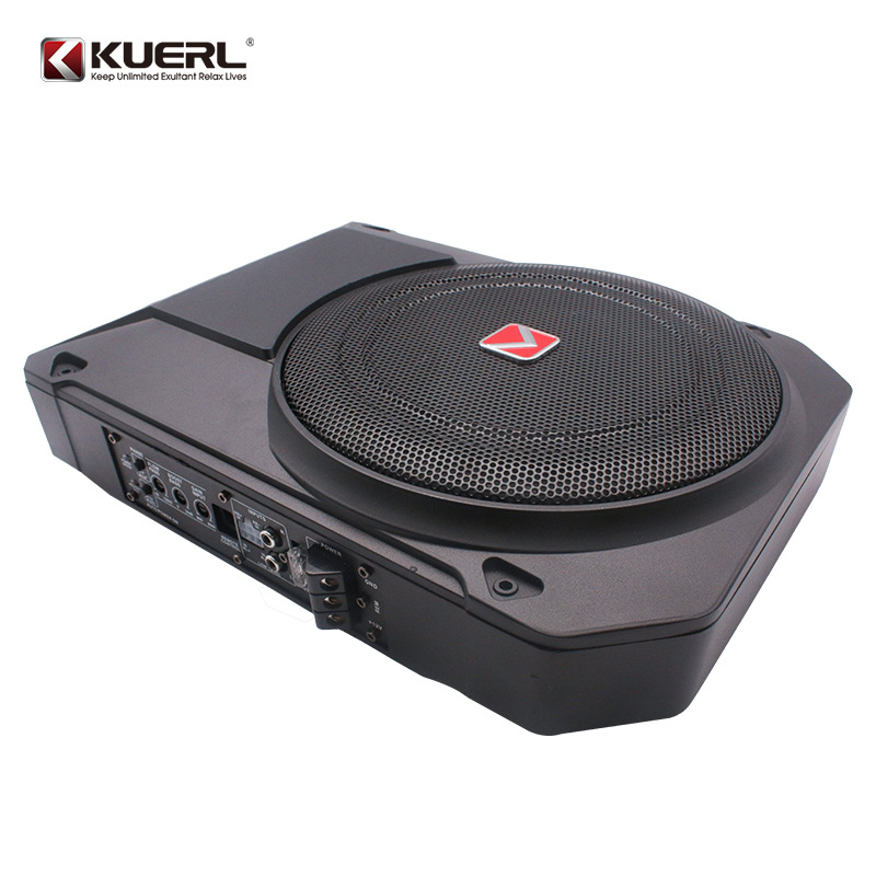 Factory wholesale 10-inch car audio modified small steel cannon 12V active high-power ultra-thin Car Subwoofer