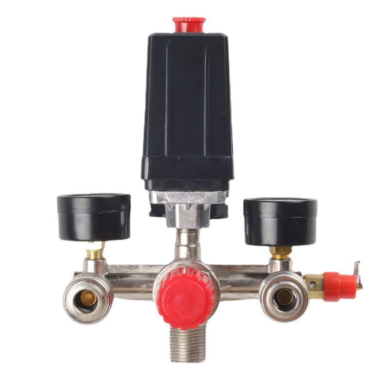 Air compressor air pump accessories Bama bracket automatic pressure control switch assembly German European export cross-border valve