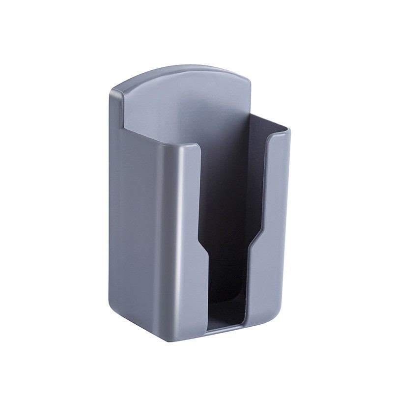 Universal TV fan air conditioner remote control storage box clothes hanger storage wall-mounted desktop mobile phone charging rack