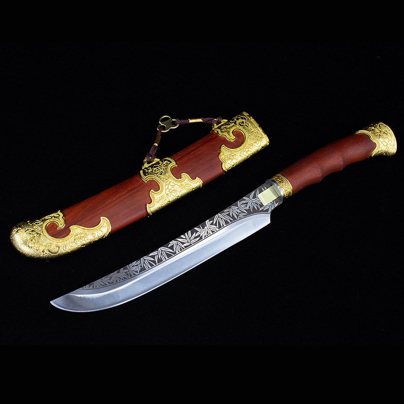 Longquan City Cooking Knife Kitchen Knife Kitchen Knife Household Frozen Meat Knife Split Knife Integrated Hand Forged Kitchen Knife