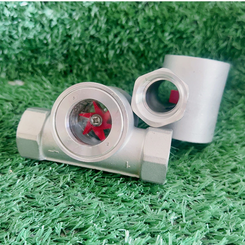 Sg-Yl11-1 Eccentric Impeller Water Flow Indicator Stainless Steel 4-Point 6-Point Impeller Sight Glass Flow Observer