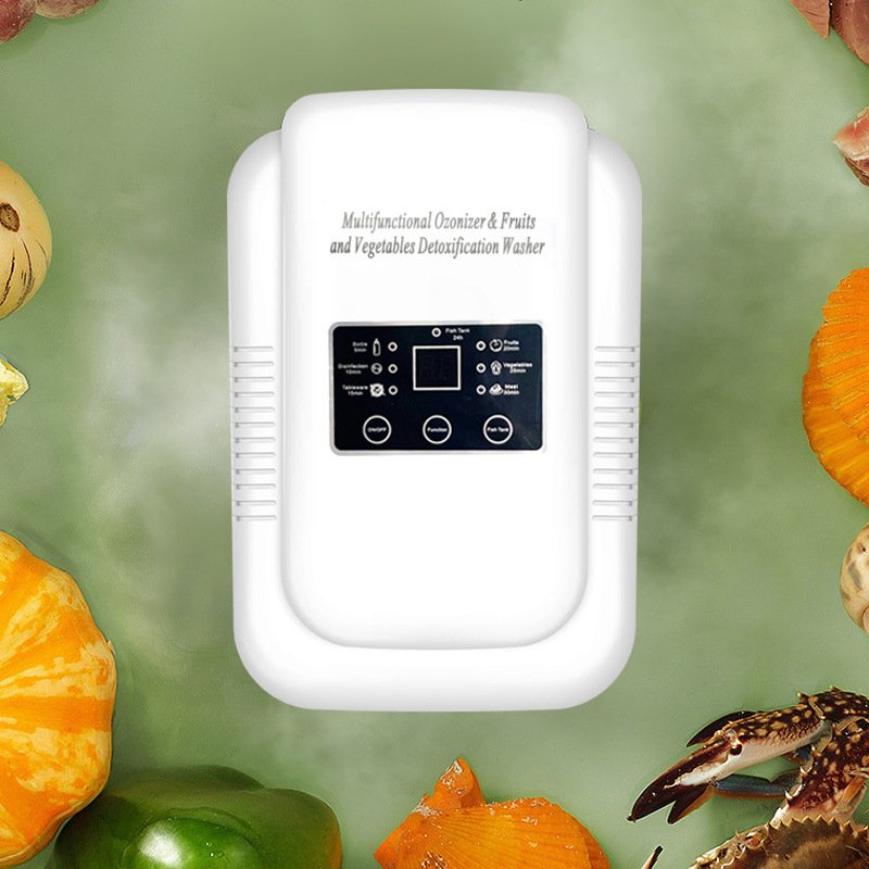 New portable household oxygen fruit and vegetable cleaning machine multi-function kitchen vegetable and fruit ingredients purification washing machine