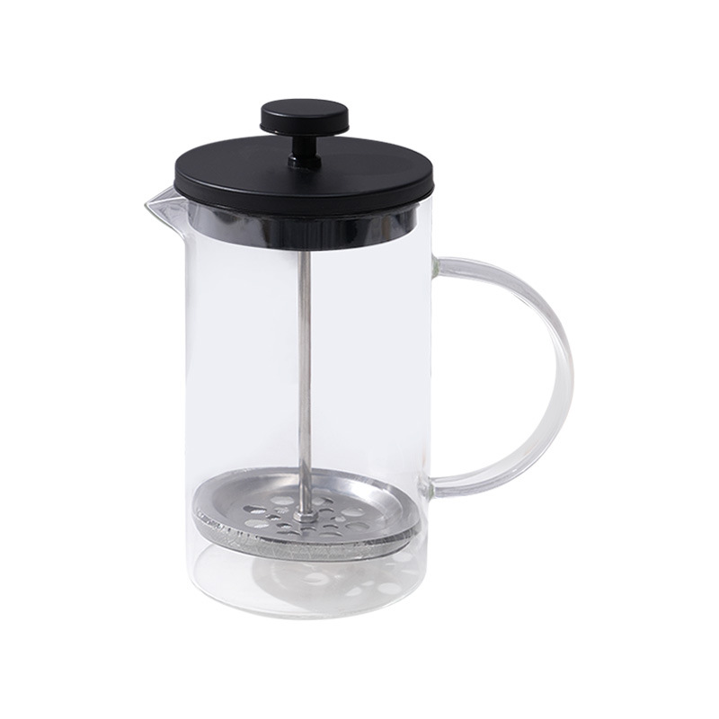 Cross-Border Hot Selling French Filter Press Pot, Simple Coffee Pot, Heat-Resistant Household Brewing All-In-One Tea Maker, Factory Direct Sale