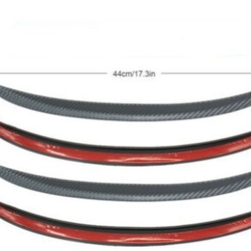 Factory direct supply car modified wheel eyebrow carbon fiber wheel eyebrow car trim strip (with glue) wheel arc