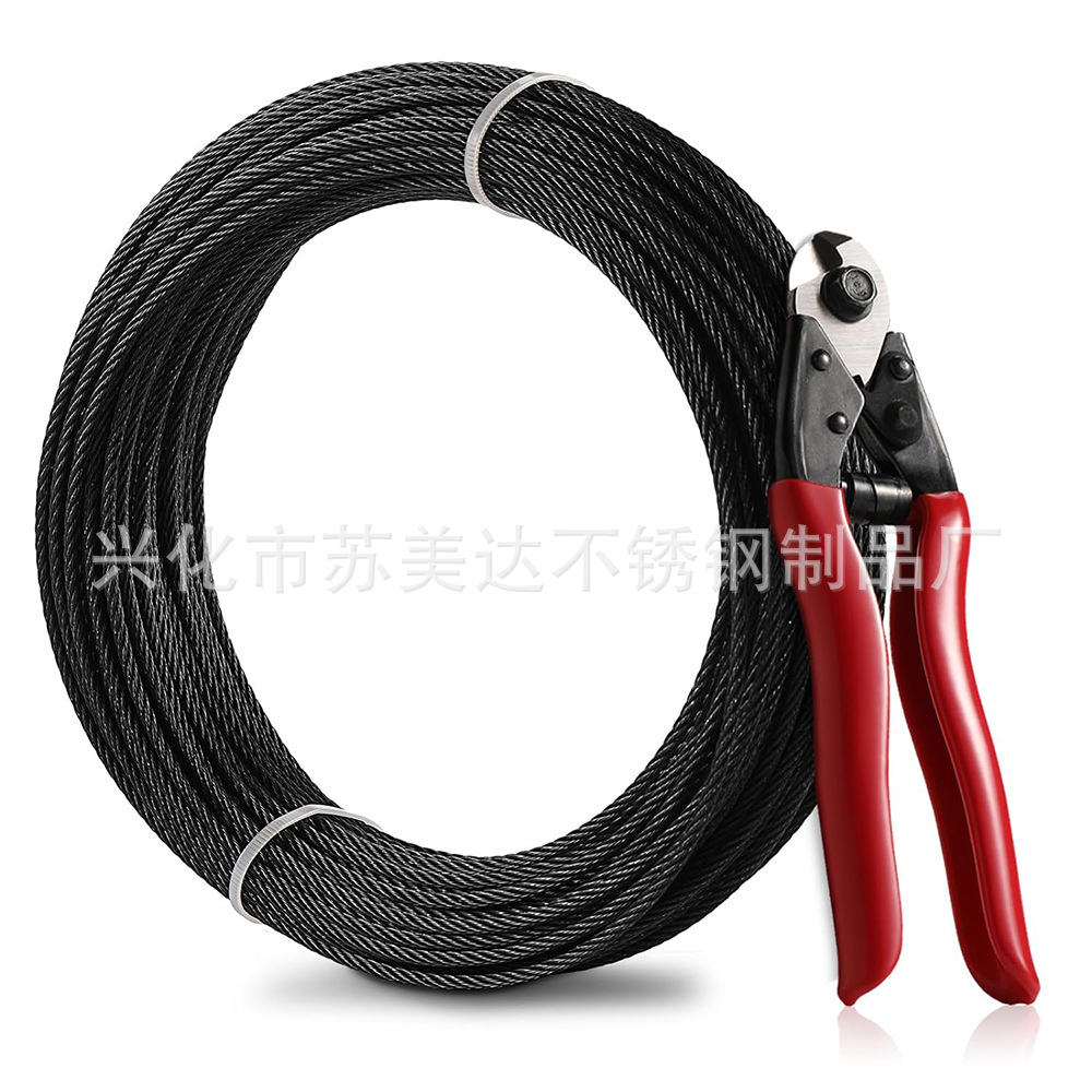 Перекрестная 316 нержавеющая сталь окисленная черная проволока тросовые ножницы 1/8 "нержавеющая стальная перила
