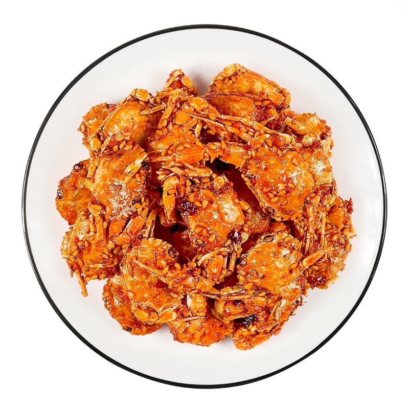 Spicy Little Crab Ready-to-eat Crab Nostalgic Seafood Spicy Meat Snacks Internet Celebrity 8090s Seafood Childhood Snacks