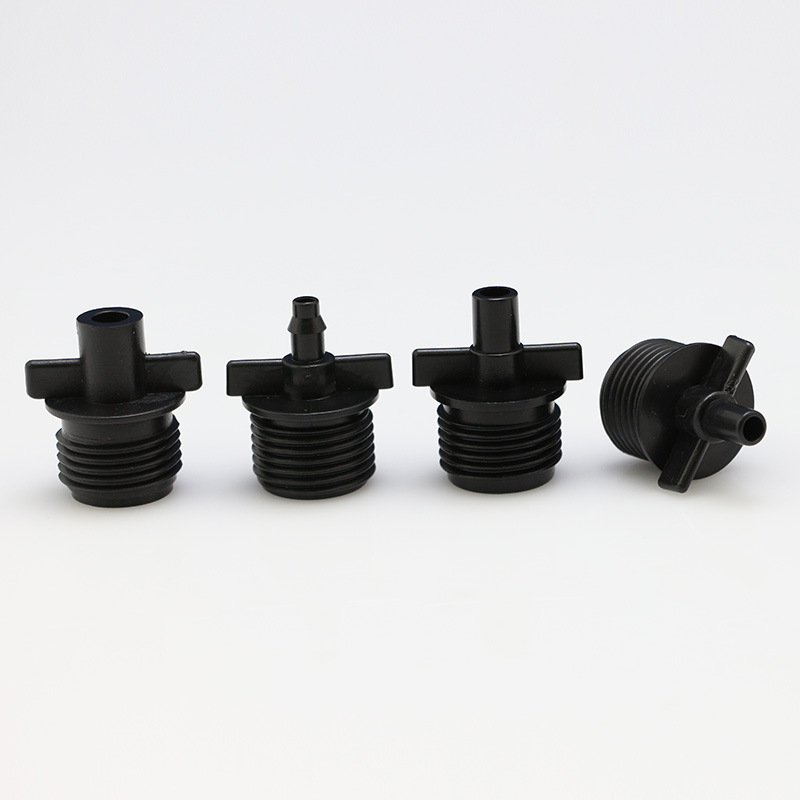 Horticultural irrigation interface 4 points outer diameter 6.0mm7.5mm tooth joint greenhouse green space spray interface wholesale