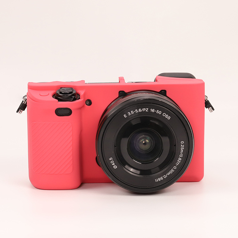 Suitable for Sony A6300 A6400 A6100 Mirrorless Camera Silicone Case Protective Case Photography Bag Soft Shell Bag