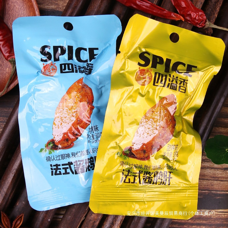 Фуа-гра во французском стиле, готовая к употреблению, острый соус, мясные деликатесы, тушеная еда, закуски для интернет-знаменитостей