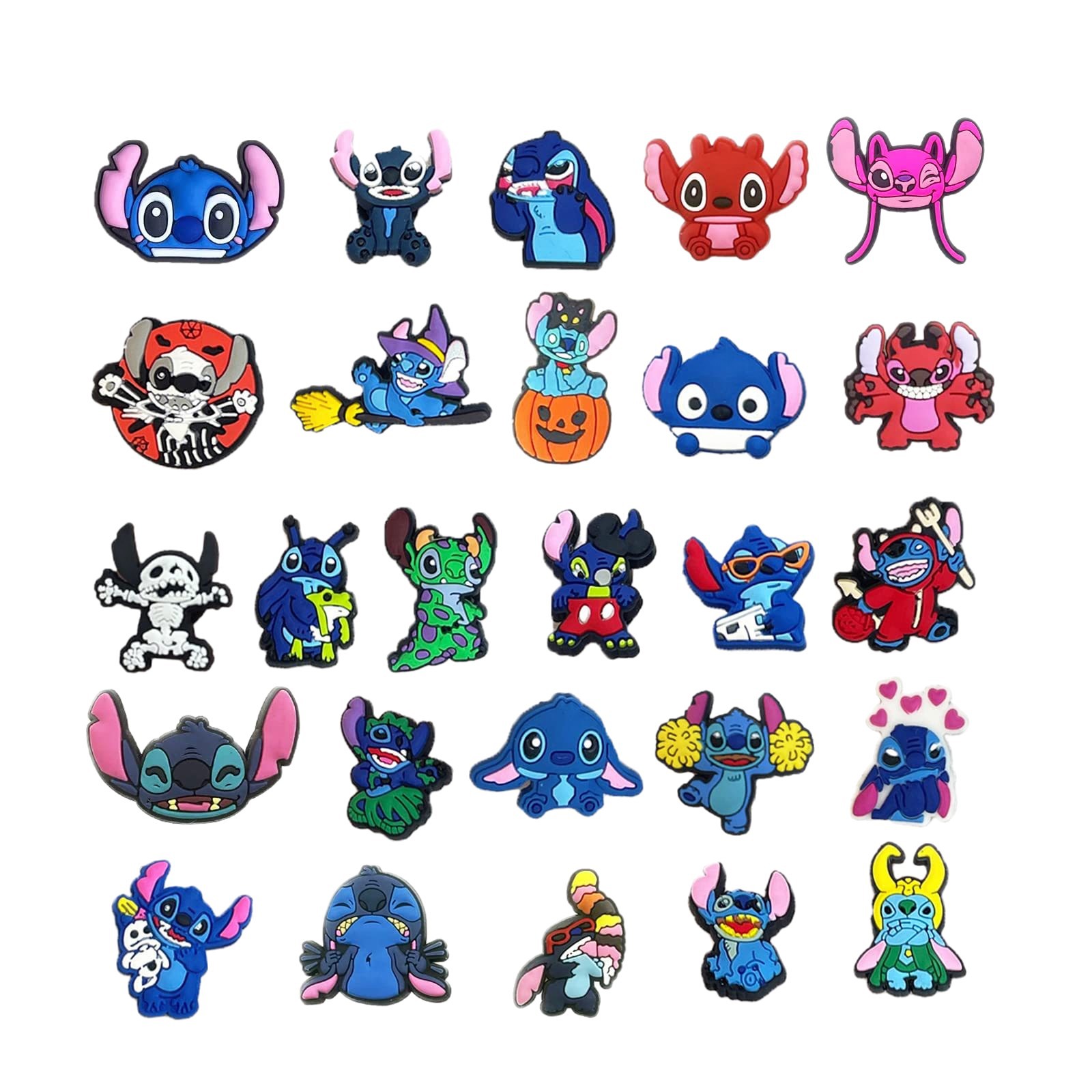 Cross-Border Hot-Selling Shoe Buckles, Cute Pvc Shoe Decorations, Garden Shoes, Cartoon Decorative Shoe Decorations, Suitable for Girls and Boys, Randomly Distributed