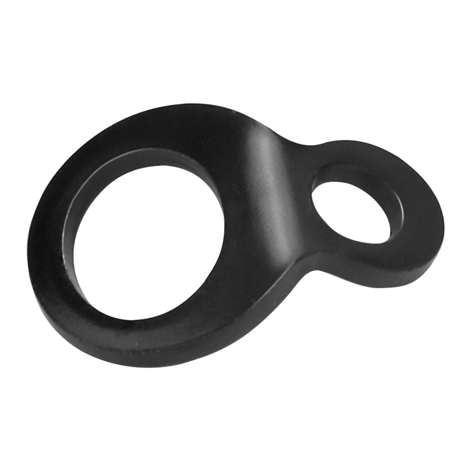 Black O-ring tie anchor hook suitable for garage workshop truck trailer golf cart hook accessories