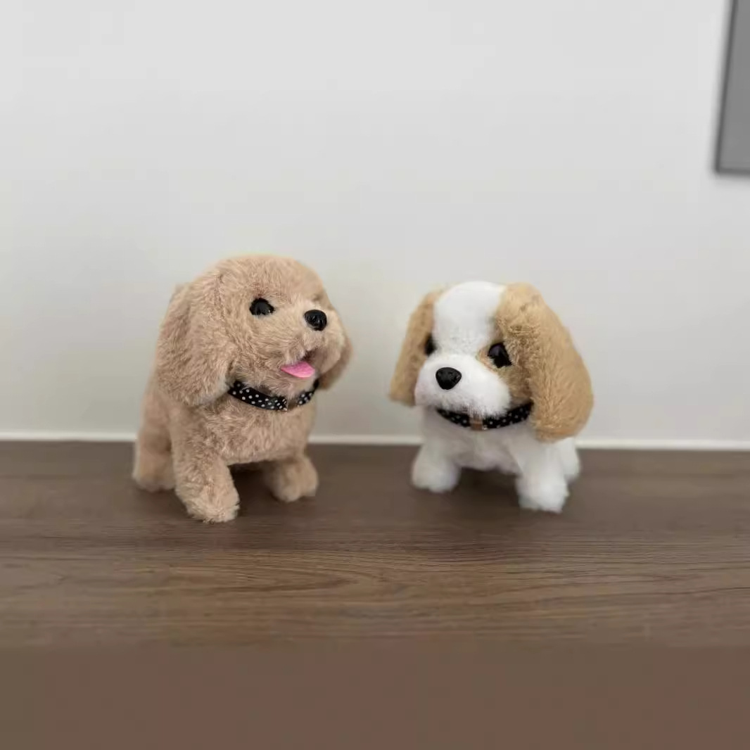 Игрушка-собака электрическая щенок цветная мягкая игрушка электронная собака робот-собака