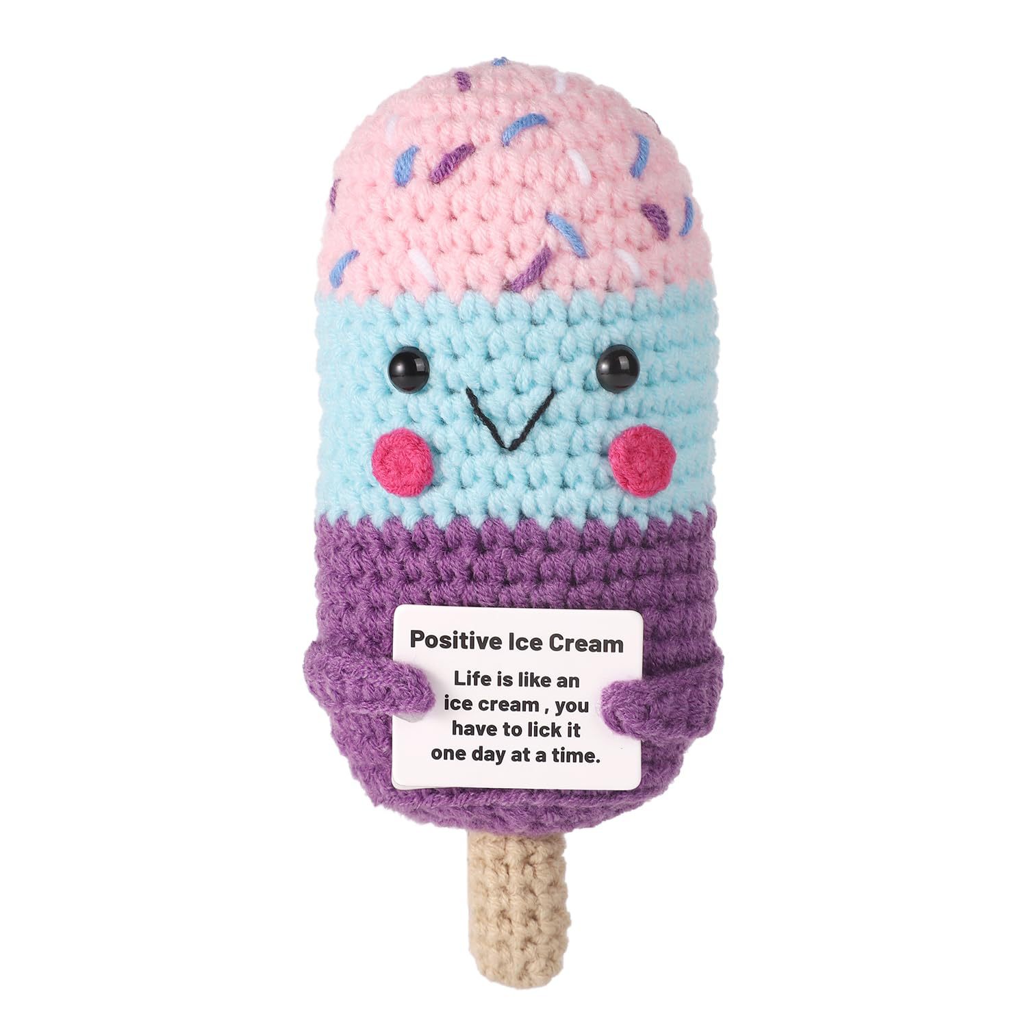 Cross-Border Christmas Reindeer Yarn Handmade Crochet Positive Energy Potato Penguin Doll Cucumber Panda Tomato Handmade Decoration