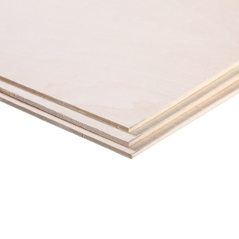 Wholesale 5mm glossy poplar wood splicing crafts plywood multi-layer plate laser cutting poplar plywood