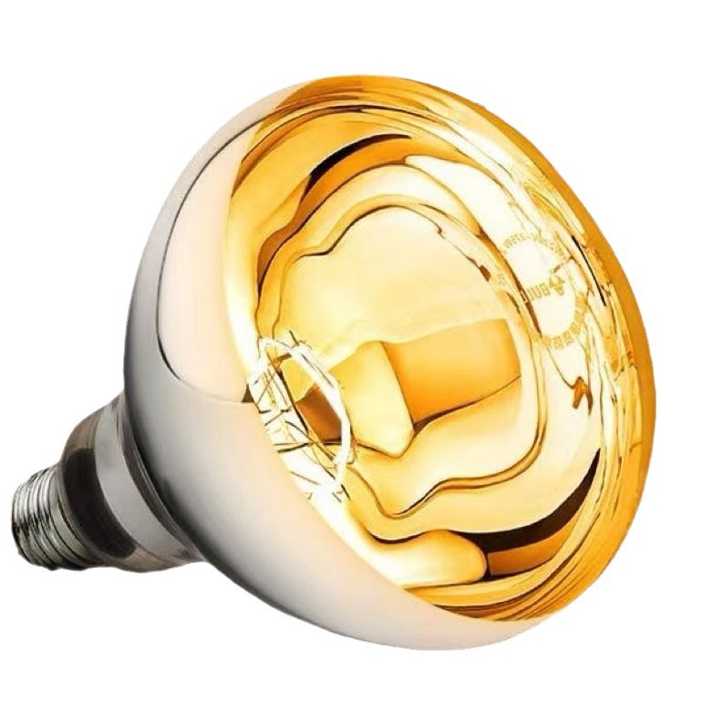 [Factory Direct Camp] Yuba Gold Bubble Heating Lamp Waterproof Explosion-proof 275W Universal E27 Screw Yuba Bulb
