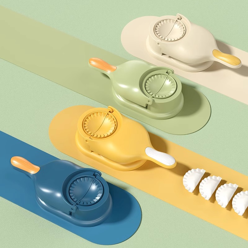 Dumpling Making Tool Wholesale Two-In-One Kitchen Home Multi-Functional Manual Dough Rolling Dumpling Press Dumpling Skin Mold