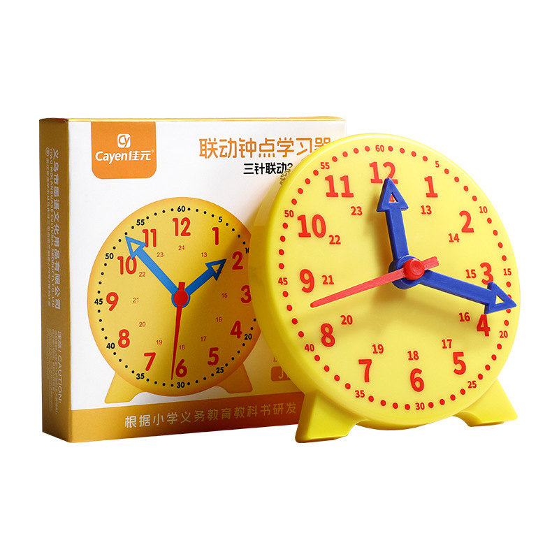 Clock Model Teaching Aids for Second Grade Primary School Students to Understand Clock Time Three-Pin Linkage Kidsren's Teaching and Learning Aids