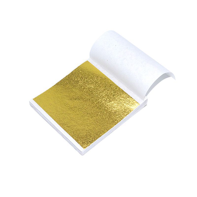 Cross-Border Exclusive High-Quality Gold Foil Paper 9*9 Manicure Gold Foil Manicure Crystal Mud Glue DIY Decoration Craft Gold Foil