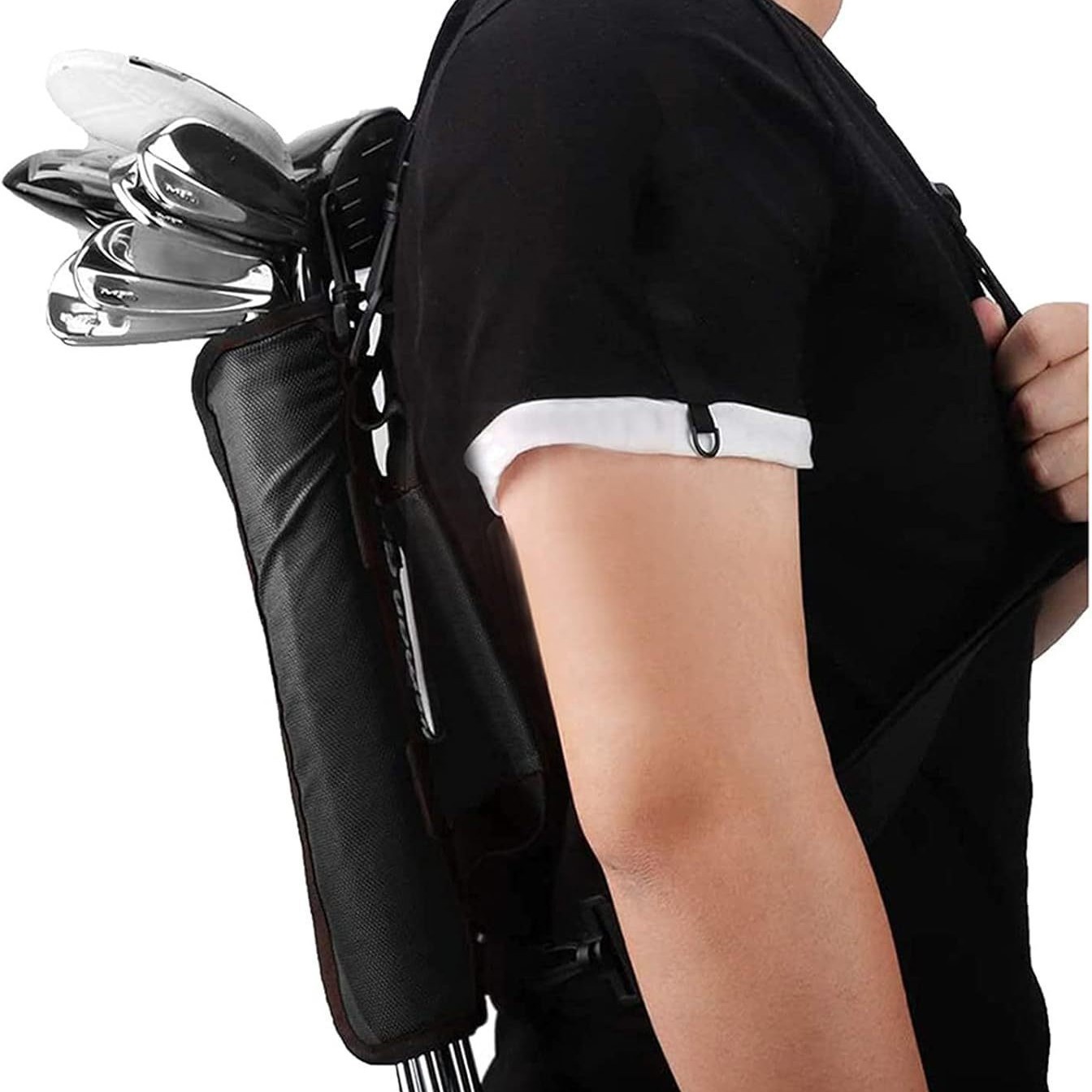 Golf Bag, Portable Gun Bag, Portable Club Bag, Single Shoulder Strap, Lightweight Mini Shoulder Bag, Grip-Type Practice Bag