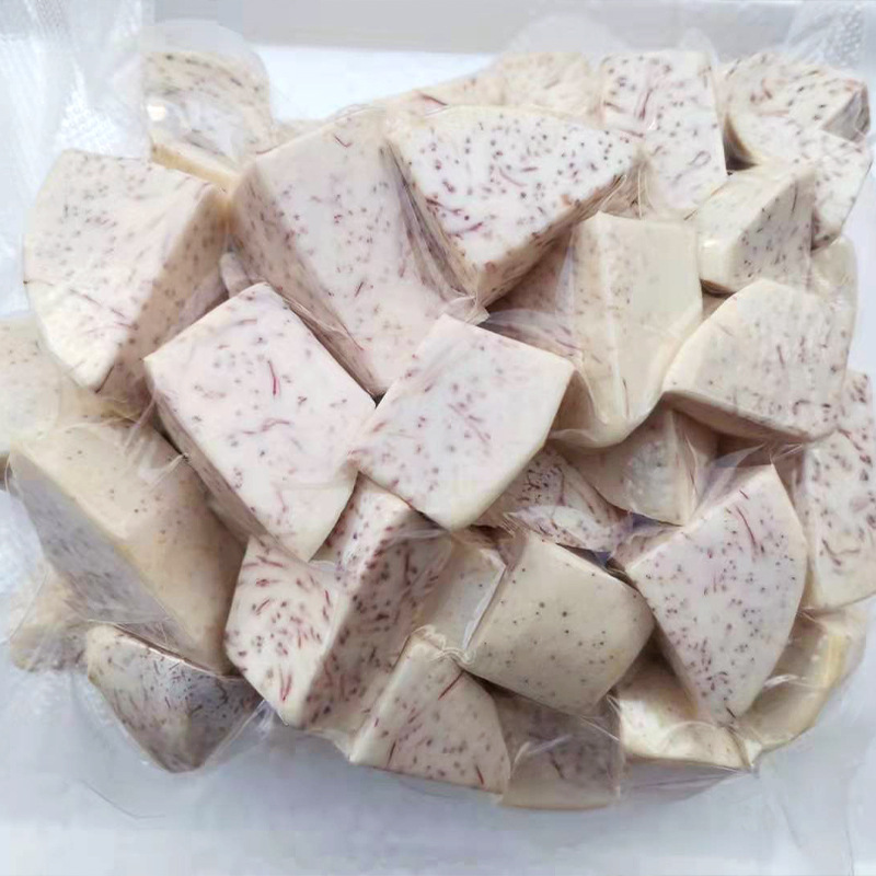 Lipu Farm Fresh Taro Chunks, Freshly Cut Taro for Taro Milk Tea, Desserts, Baking, Hotel and Catering, Direct Sales from the Place of Origin
