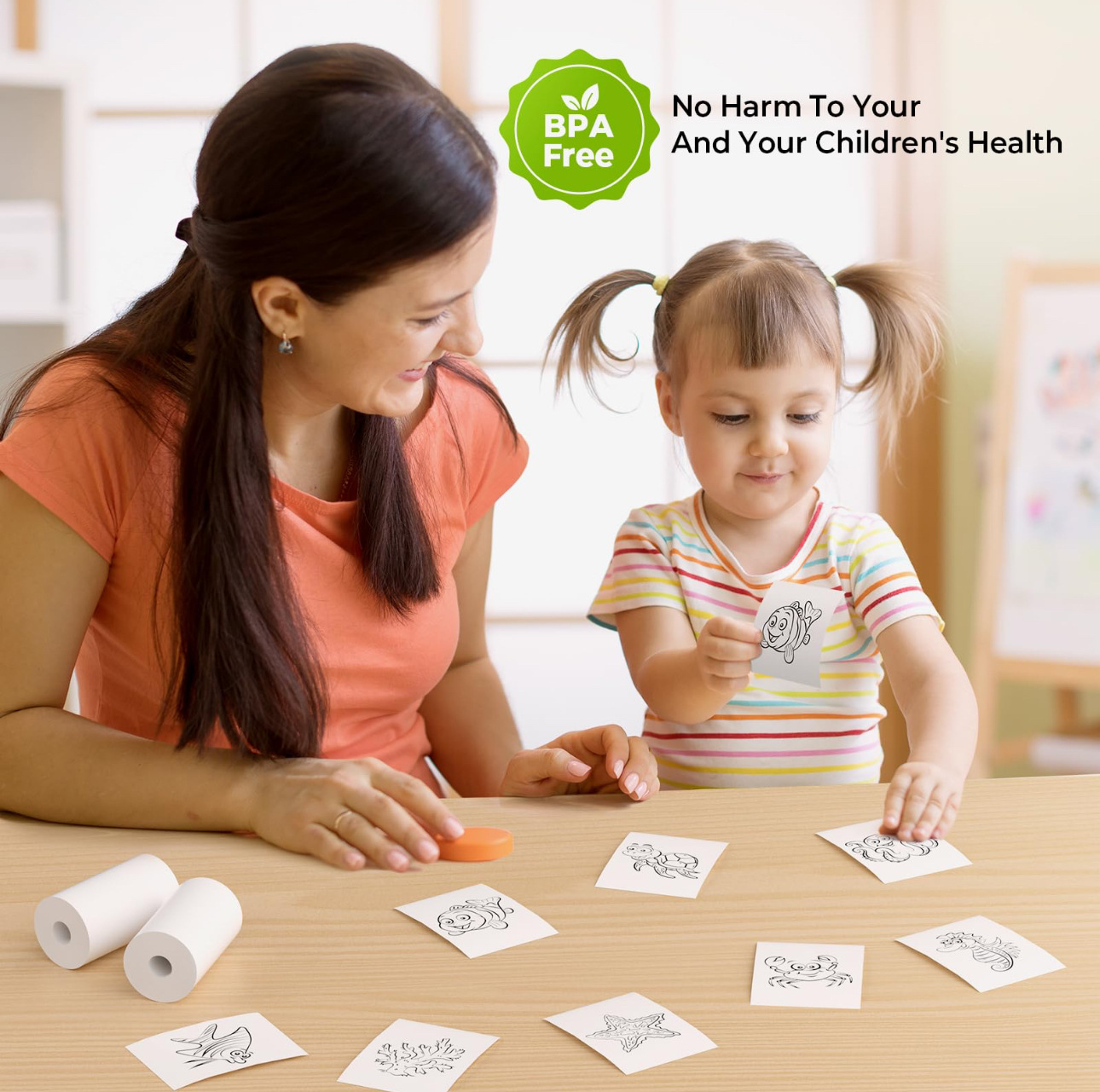 Meow meow machine thermal paper can be pasted without bisphenol AP1P2 three prevention ten years wrong topic sticker 57x 25 printing paper