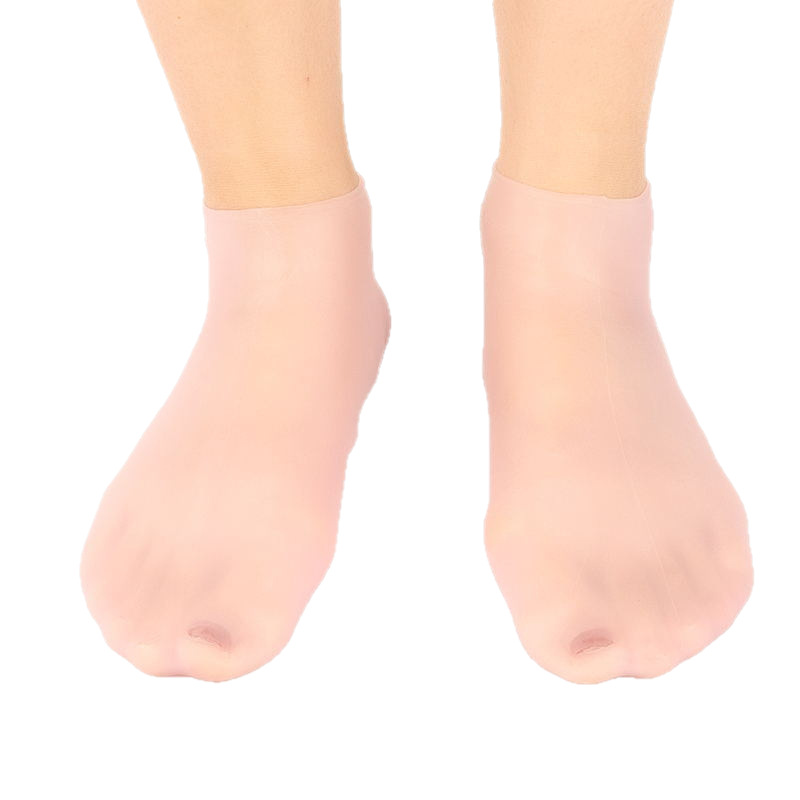One-Size-Fits-All Soft Silicone Foot Covers, High Elasticity, Moisturizing and Rejuvenating Care, Anti-Drying and Exfoliating Socks, Manufacturer Wholesale for Women