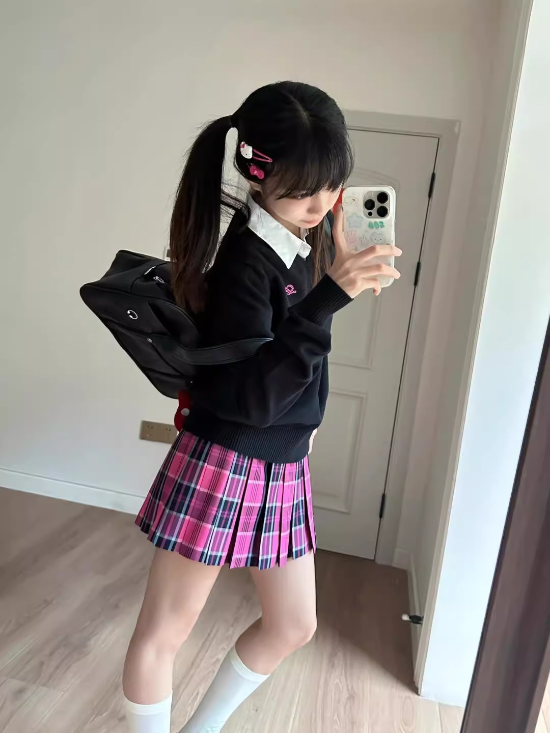 Xiaomei/Original Genuine JK Uniform Pleated Skirt Women's Japanese College Style School Style Dress High Waist Half-length Skirt