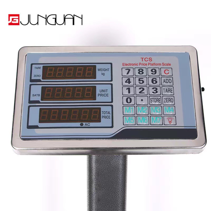 Foreign trade electronic folding platform scale steel head 100kg 150kg 200kg 300kg 500kg 600kg