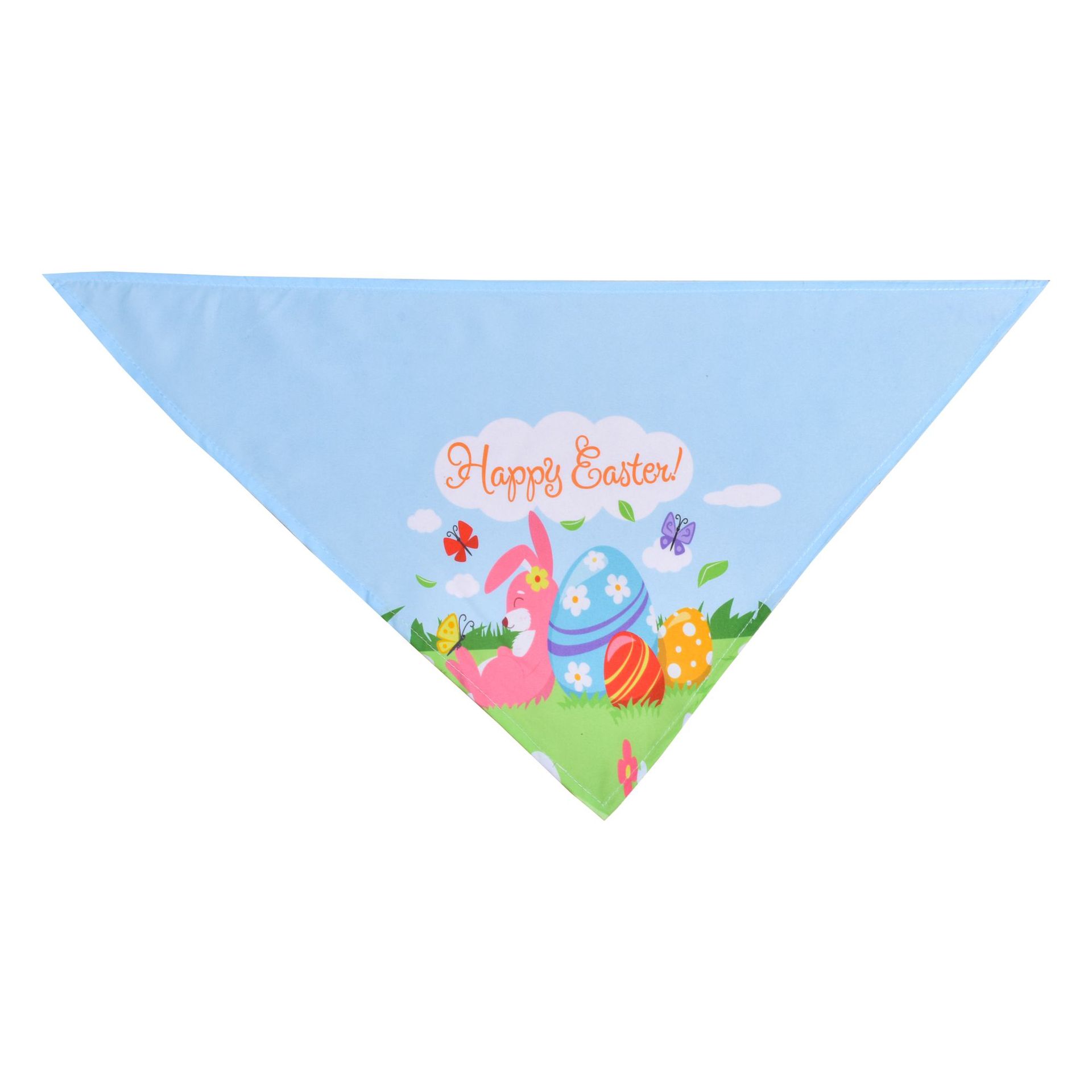 Cross-Border New Easter Pet Triangle Scarf Cat and Dog Holiday Saliva Scarf Pet Supplies Foreign Trade Wholesale
