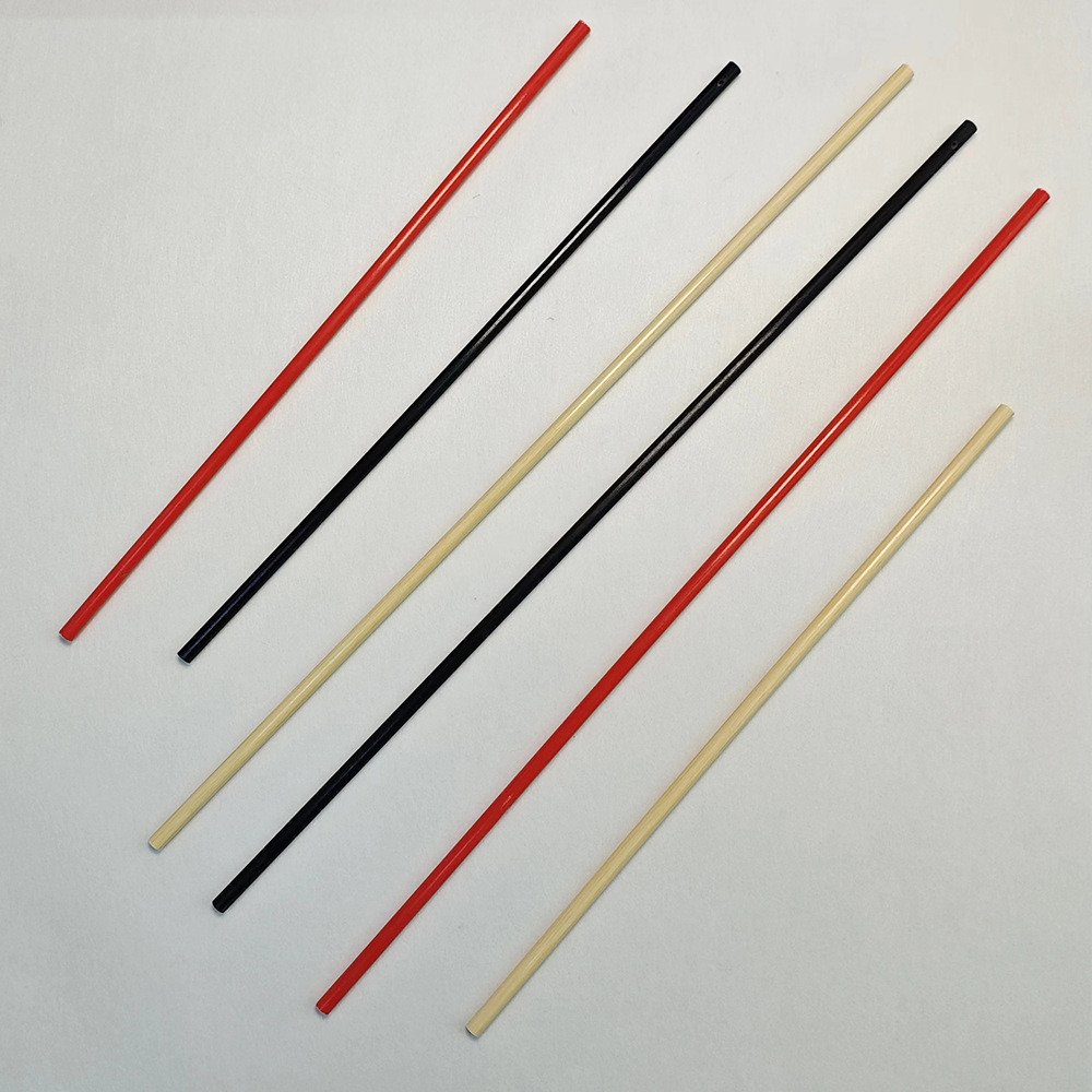 Factory Direct Sale Round Fan Sticks, Plastic Fan Sticks, 6mm Hard Imitation Bamboo Sticks, Hanfu Fan Handles, Black Sticks, Business Gifts