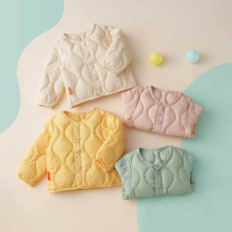 90% белого утиного пуха детская легкая куртка осень и зима теплый подклад для мальчиков и девочек школьная форма