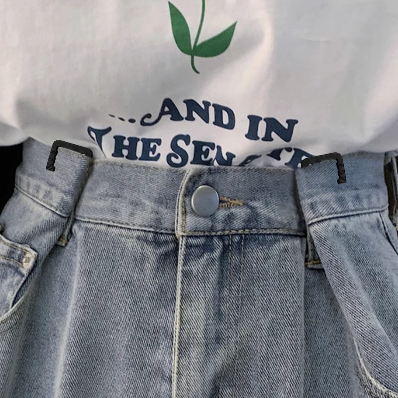 Waist Fixing Clip Buckle for Jeans to Reduce Waist Size, Tighten Pants, No-Sew Seamless Button