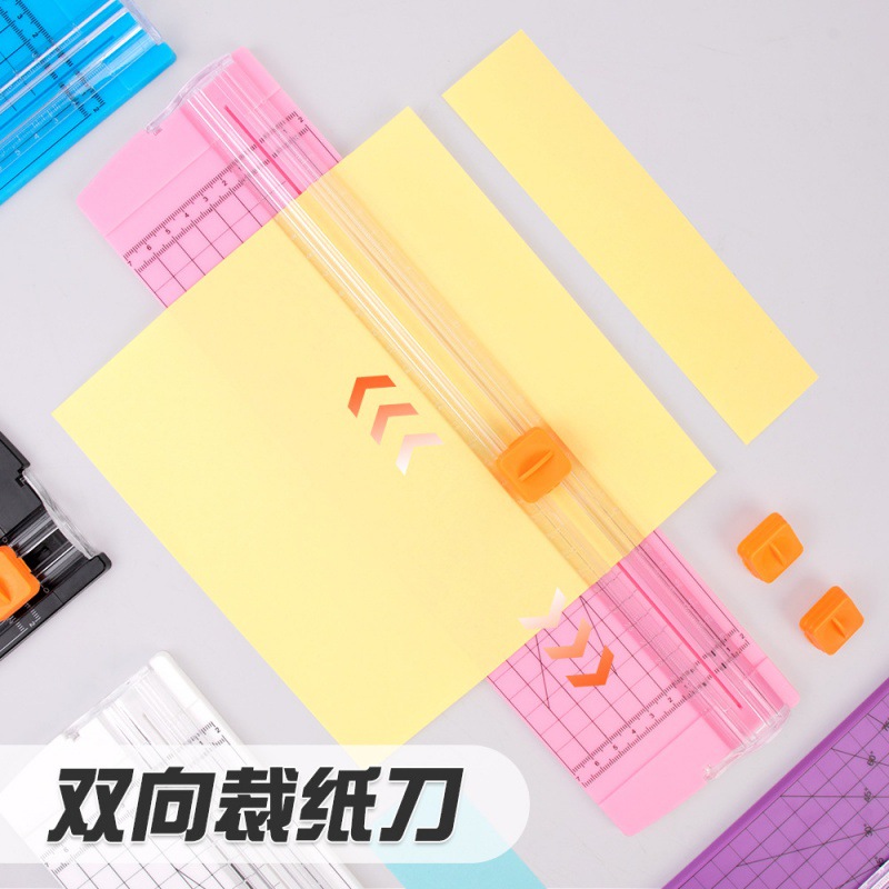 Wholesale A4 paper cutter small mini two-way cutting paper cutter student manual hand account paper cutter paper cutter
