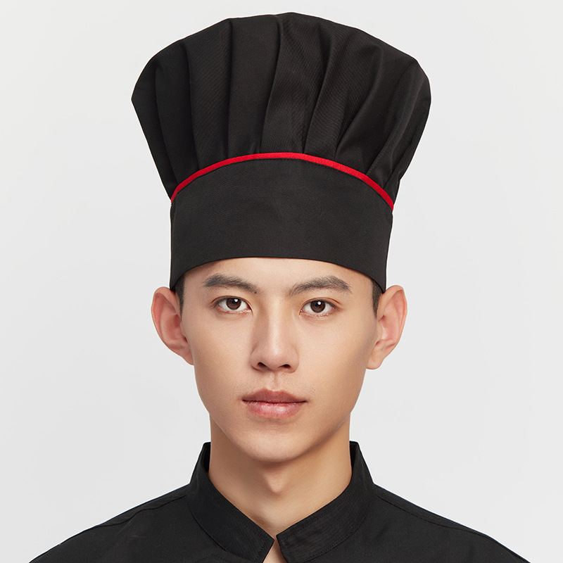 Hotel restaurant wholesale chef hat male and female waiter kitchen food white cloth hat work hat chef clothing hat