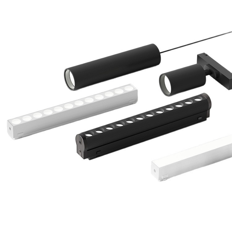 Surface-Mounted Ultra-Thin Magnetic Track Light for Living Room, Led Without Main Light, Smart Tuya Zigbee, Has Been Integrated into the Mijia App