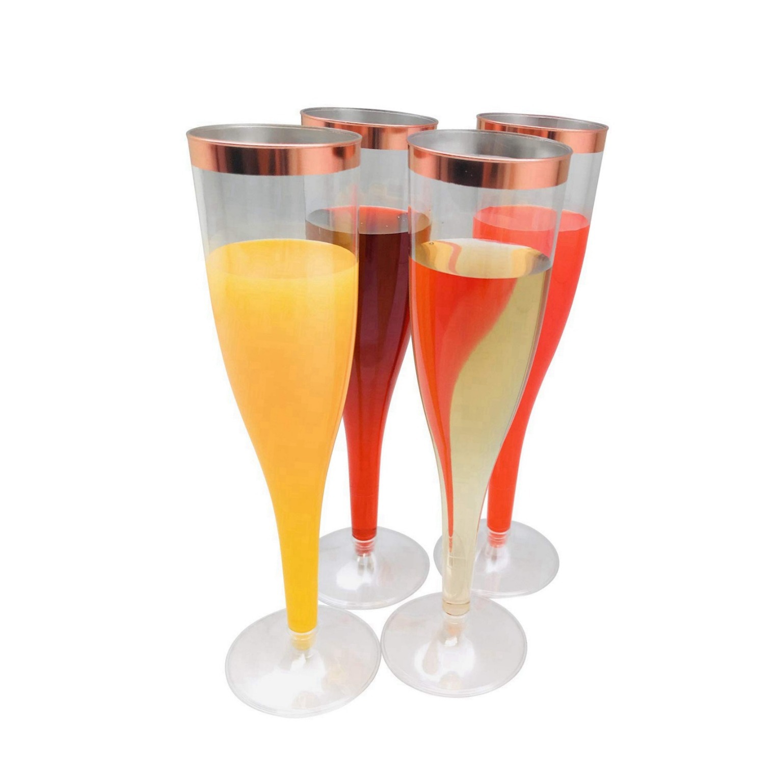 4.5oz plastic disposable goblet champagne glasses wholesale and retail transparent champagne glasses Phnom Penh