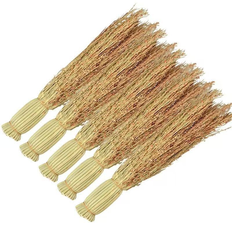 Natural Handmade Broom Made from Sorghum Stalks, Pot Brush in Various Sizes, Sorghum Spike Pot Brush, Seedling Brush, Pot Cleaning Tool