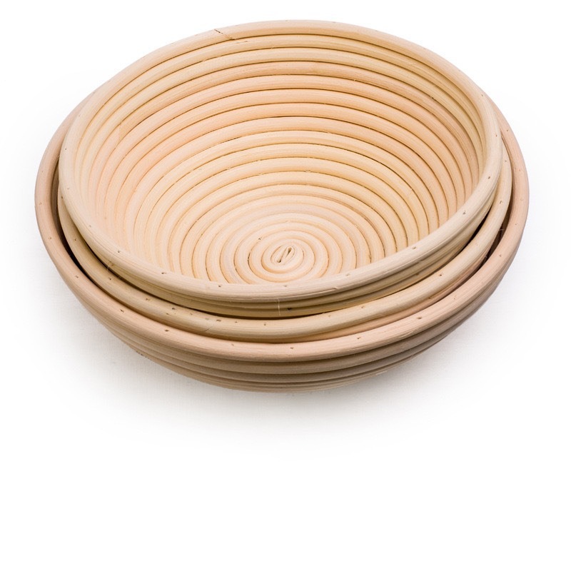 Amazon Indonesia Vietnam European-style Fermented Basket Vietnam Rattan Baking Utensils Country Bread Round Bread Basket