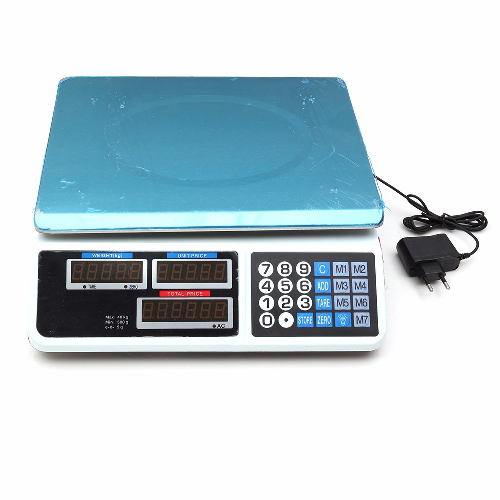 Foreign trade ACS-809 pricing scale 40kg commercial electronic scale desktop fruit scale selling vegetables charging platform scale 30kg