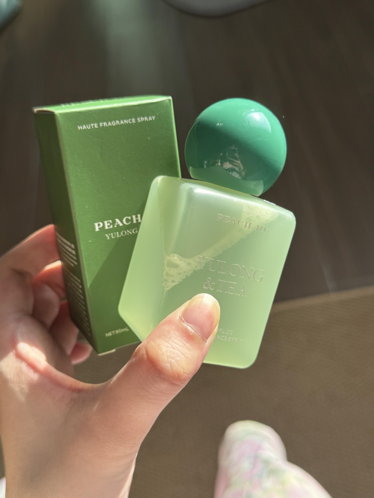 Peach Jo+ Tea + Green Jasmine Is so Fragrant, Yulong Tea Has a Long-Lasting Fragrance, Fresh Clothing Fragrance Spray, Women's Perfume