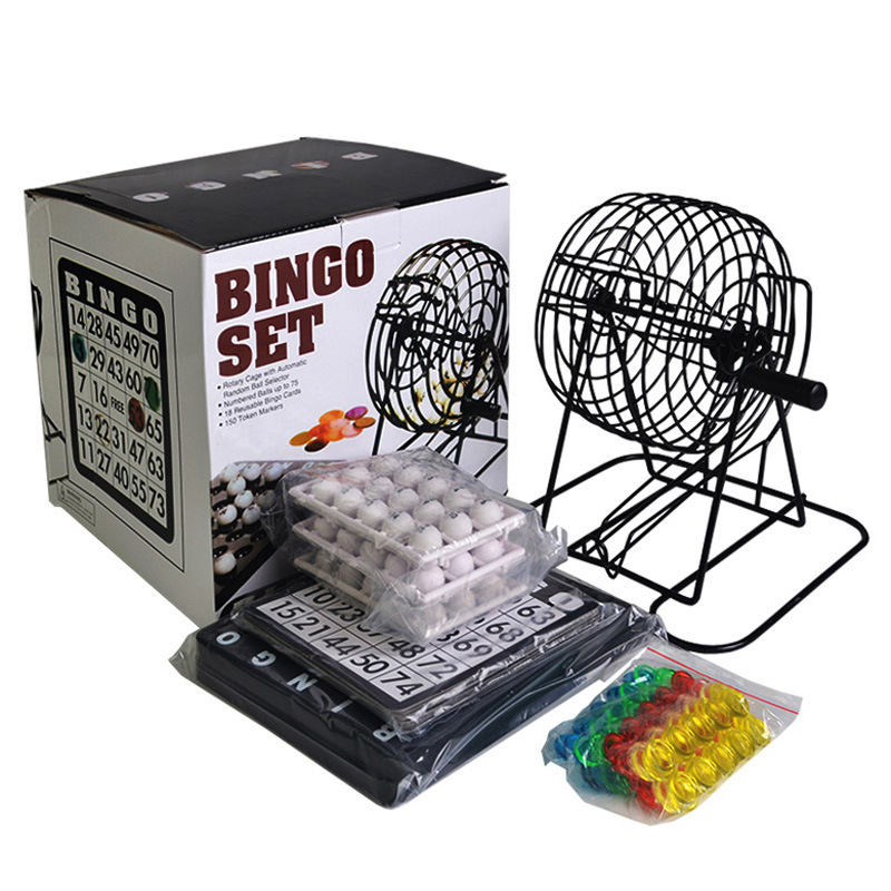 Board Games Bingo Wine Game Bar Lottery Machine BINGO Card