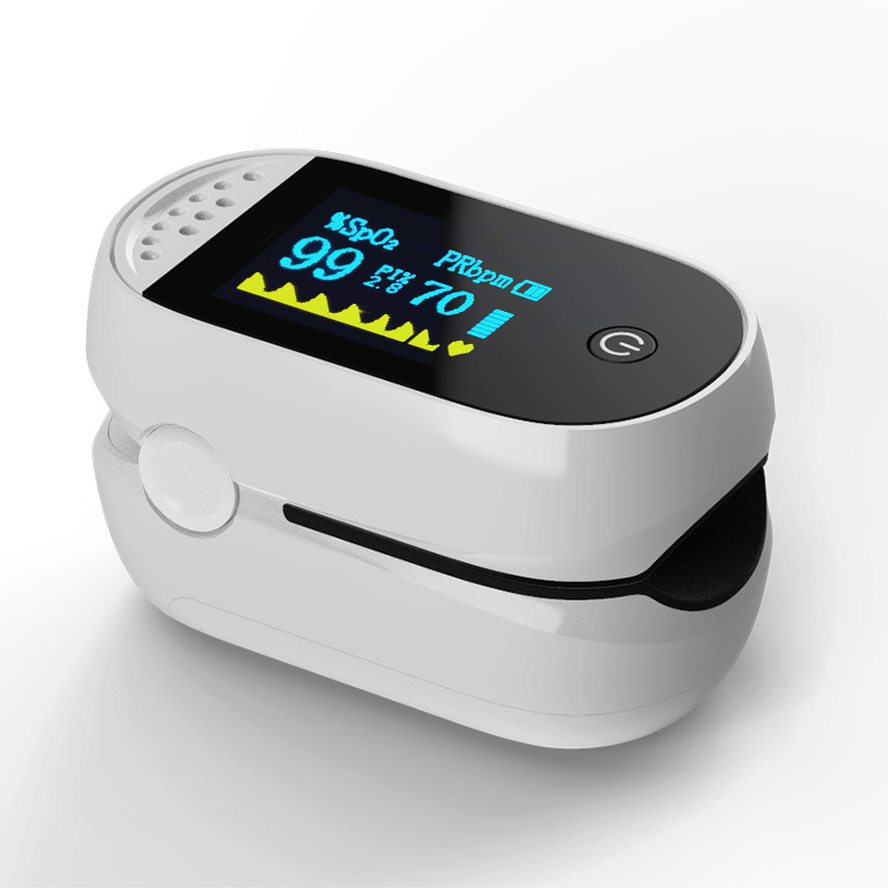 Cross-Border Pulse Oximeter Household Portable Finger Clip Oximeter Finger Pulse Meter Blood Oxygen Saturation Detection Fingertip