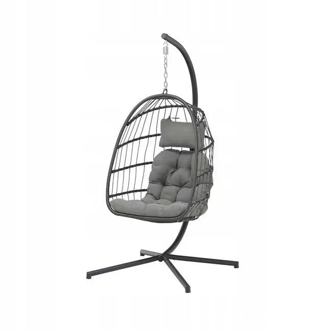 Hanging Basket Chair Folding Removable Indoor Outdoor Single Double Hanging Chair Swing Balcony Rocking Chair Bird's Nest Cradle